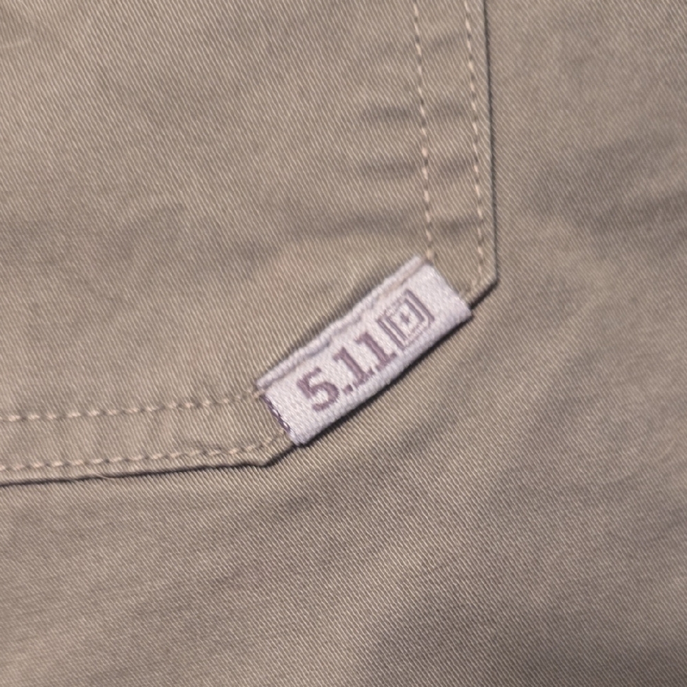 5.11 Tactical Women's Olive Green Bermuda Shorts - Picture 2 of 3